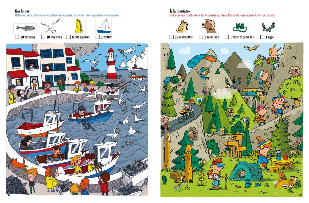 Mon grand livre de jeux Cherche et trouve Dès 5 ans Album 1 avril 2016 Livre enfant